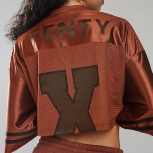 Savage Fenty- Limited-Edition LVII Cropped Varsity Jersey
